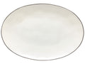 Stacked Organic Oval Platter 45cm Salt - Costa Nova
