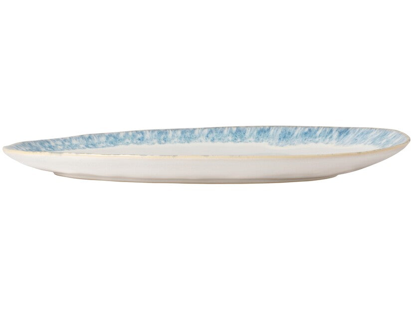 Oval Platter Brisa 41cm - Ria Blue angle