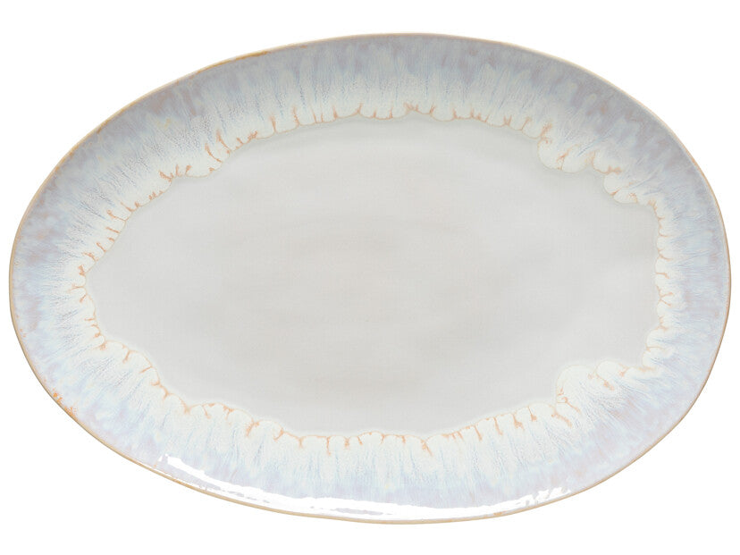 Oval Platter Brisa 41cm - Sal White