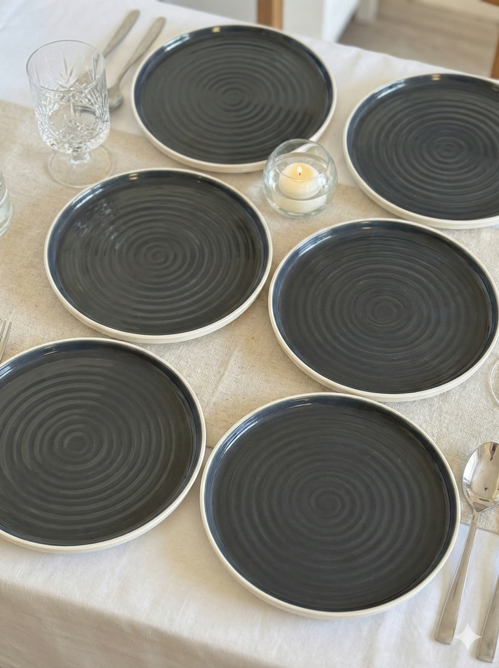 صحن عشاء برتغالي (26 سم)  Portuguese Dinner Plate set of 6 Pcs