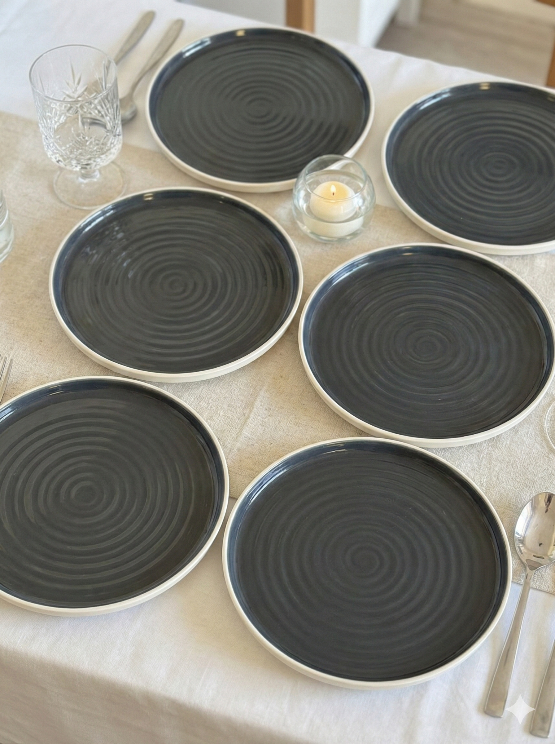 صحن عشاء برتغالي (26 سم)  Portuguese Dinner Plate set of 6 Pcs