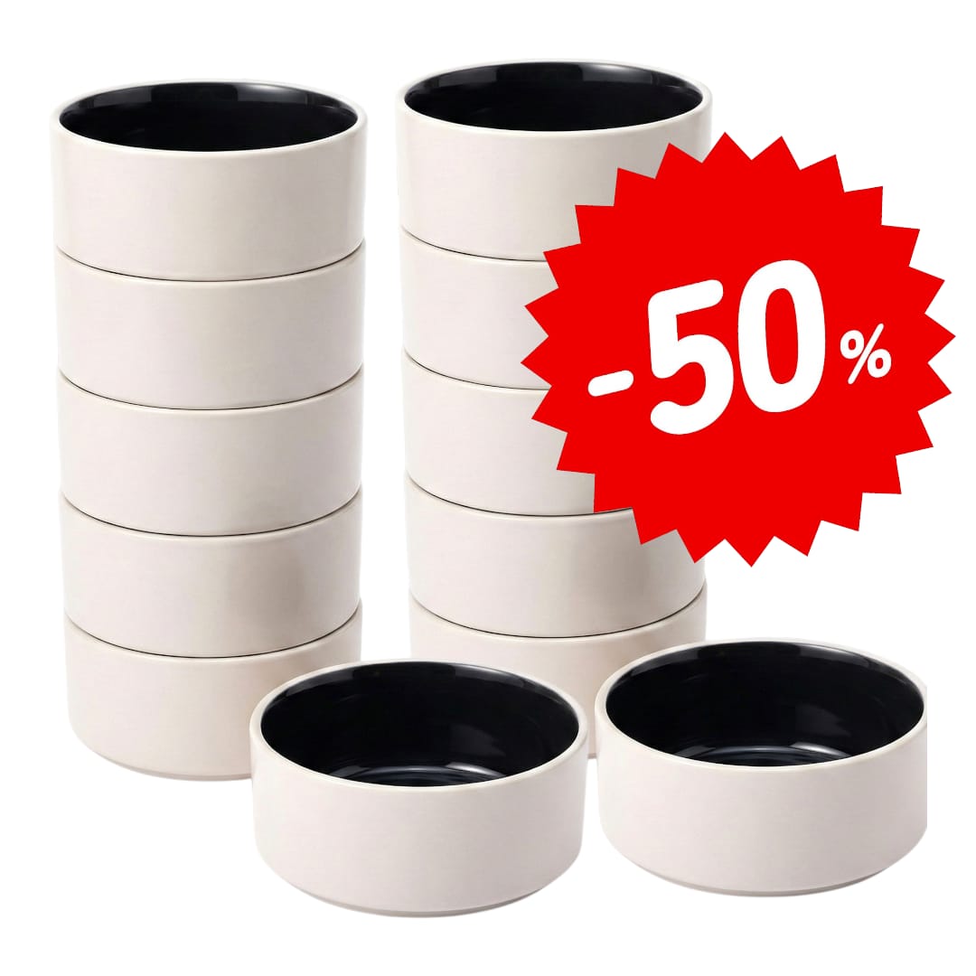 عرض رمضاني  خاص  عدد  12  وعاء شوربة عميق (15 سم)